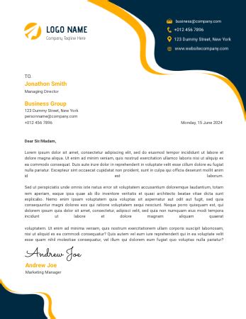 company letterhead sample|23 Business Letterhead Examples + Branding Tips.